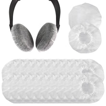 画像をギャラリービューアに読み込む, Geekria カバー 200個入(100ペア) ヘッドホンカバー 劣化防止、防塵 イヤーパッドカバー ストレッチニット 4-8CM ヘッドホン用 不織布 新バージョン (小型 / ホワイト)