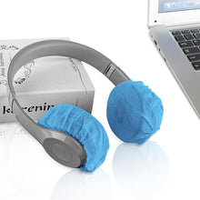 画像をギャラリービューアに読み込む, Geekria カバー 20個入(10ペア) ヘッドホンカバー 劣化防止、防塵 イヤーパッドカバー ストレッチニット 4-8CM ヘッドホン用 不織布 (小型 / ブルー)