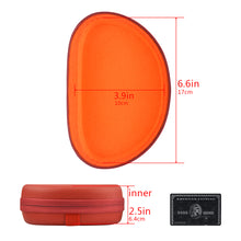 画像をギャラリービューアに読み込む, Geekria UltraShell ケース 交換用 SoloHD ヘッドホンに対応 交換 保護 用の ハードケース ハードシェルトラベルキャリングバッグ アクセサリー用のスペースがあり (赤)