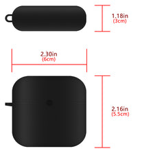 画像をギャラリービューアに読み込む, Geekria ケース Anker Soundcore Liberty Air 2 シリコンケース カバー 一体設計 紛失防止 カラビナ付き 全面保護 装着したまま充電 携帯便利 ブラック