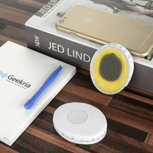 画像をギャラリービューアに読み込む, Geekria イヤーパッド QuickFit 互換性 パッド Sennheiser HD228, HD218, HD219, HD229, HD239, HD220 ヘッドホンに対応 パッド イヤー / イヤーカップ ( プロテインレザー / 白い )