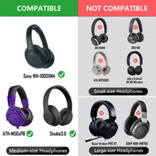 画像をギャラリービューアに読み込む, Geekria カバー 20個入(10ペア) ヘッドホンカバー 劣化防止、防塵 イヤーパッドカバー ストレッチニット 8-11cm ヘッドホン用 不織布 (中型 / ブルー)