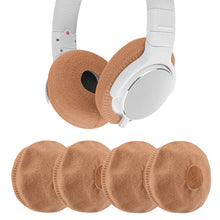 画像をギャラリービューアに読み込む, Geekria カバー 2 ペア 互換性 イヤーパッドカバー 劣化防止、防塵 ヘッドホン交換用 ストレッチニット 4-8CM ヘッドホン用 洗濯可 (Small / ブラウン)