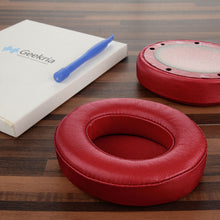 画像をギャラリービューアに読み込む, Geekria Elite イヤーパッド 互換性 パッド Beats Studio 3 Wireless, Studio 3.0 Wireless (A1914) ヘッドホンに対応 イヤパッド/イヤークッション/イヤーカップ (シープスキン / 赤)