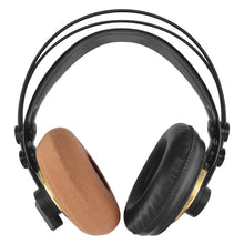 画像をギャラリービューアに読み込む, Geekria カバー 2 ペア 互換性 イヤーパッドカバー 劣化防止、防塵 ヘッドホン交換用 ストレッチニット 11-16CM ヘッドホン用 洗濯可 (大型 / ブラウン)