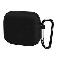 画像をギャラリービューアに読み込む, Geekria ケース Anker Soundcore Liberty Air 2 シリコンケース カバー 一体設計 紛失防止 カラビナ付き 全面保護 装着したまま充電 携帯便利 ブラック