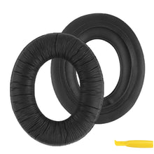 画像をギャラリービューアに読み込む, Geekria QuickFit イヤーパッド 互換性 パッド Sennheiser HD415, HD435, HD465, HD485 ヘッドホンに対応 イヤパッド/イヤークッション/イヤーカップ ( プロテインレザー / ブラック )