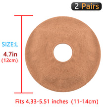 画像をギャラリービューアに読み込む, Geekria カバー 2 ペア 互換性 イヤーパッドカバー 劣化防止、防塵 ヘッドホン交換用 ストレッチニット 11-16CM ヘッドホン用 洗濯可 (大型 / ブラウン)