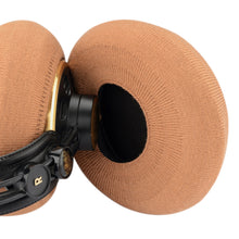 画像をギャラリービューアに読み込む, Geekria カバー 2 ペア 互換性 イヤーパッドカバー 劣化防止、防塵 ヘッドホン交換用 ストレッチニット 11-16CM ヘッドホン用 洗濯可 (大型 / ブラウン)