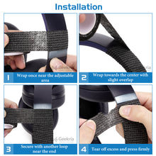 画像をギャラリービューアに読み込む, Geekria カバー 互換性不織布 ヘッドバンドカバー ボーズ Bose QC Ultra, ソニー Sony WH-1000XM5, スカルキャンディ Skullcandy Crusher Wireless, ビーツバイドクタードレ Beats Studio 3, Studio Pro, Soundcore Life Q20 ヘッドホンに 対応 簡単に装着 工具不要 (黒/2 Pcs)
