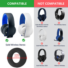 画像をギャラリービューアに読み込む, Geekria イヤーパッド QuickFit 互換性 パッド ソニー Sony PlayStation Gold Wireless Stereo CECHYA-0083 ヘッドホンに対応 パッド イヤー / イヤーカップ ( プロテインレザー / ブラック )
