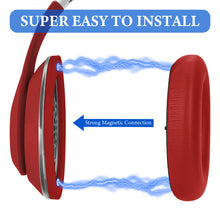 画像をギャラリービューアに読み込む, Geekria イヤーパッド SNAP マグネチック 互換性 パッド ビーツバイドクタードレ Beats Studio 3 Wireless, Studio 2 ヘッドホンに対応 パッド イヤー / イヤーカップ プロテインレザー (ピンク+レッド, 2組)
