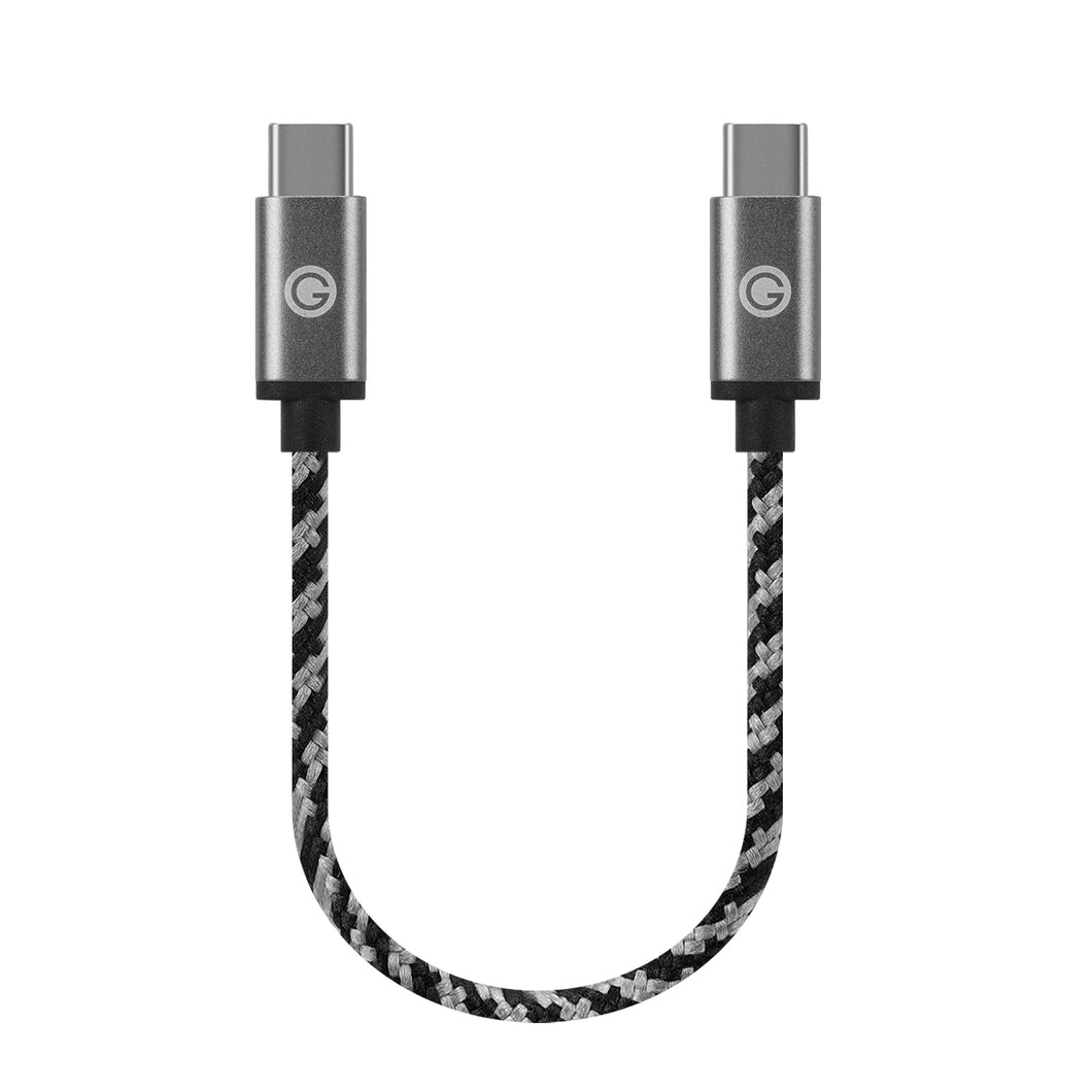 Geekria USB-Cオーディオケーブル FiiO K3/BTR5/Q1/Q3/Q3s, Qudelix 5K, xDuoo Link2/XD-05PLUS, E1DA 9038G3/ 9038S/9038D, Lotoo PAW S2ヘッドホン対応（USB-C有線接続モデルのみ対応）電話からヘッドホンへ（15 cm）