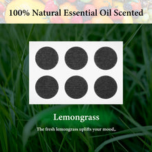 画像をギャラリービューアに読み込む, Geekria 60個交換用エッセンシャルオイルヘッドホンシール、ほとんどのヘッドホン、ヘッドホンアクセサリーに対応 (レモングラス風味 /ブラック)
