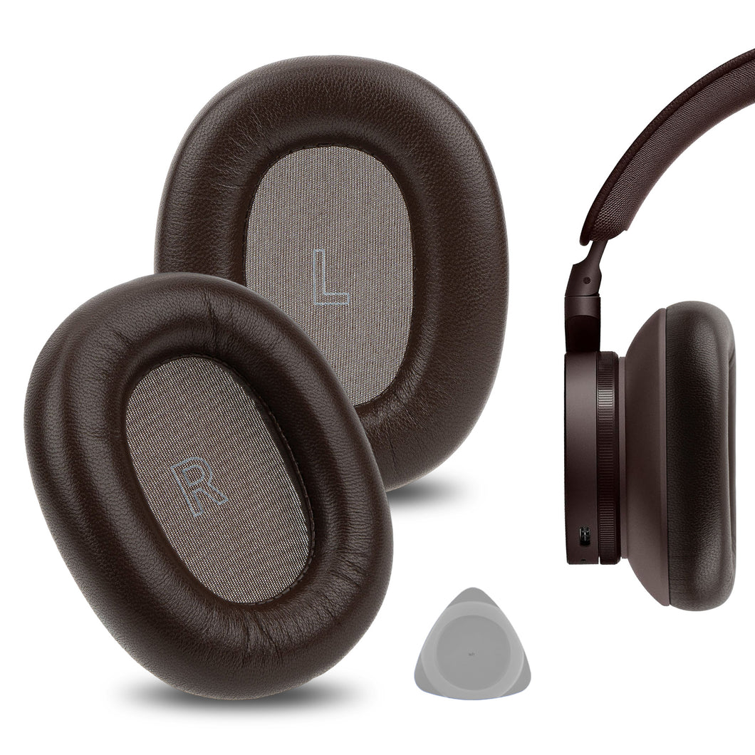 Geekria イヤーパッド Elite 互換性 パッド Bang & Olufsen Beoplay H95 ヘッドホンに対応 パッド イヤー / イヤーカップ ラムスキン (栗)