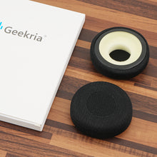 画像をギャラリービューアに読み込む, Geekria コンフォート メッシュファブリック 通気性 交換用イヤーパッド Jabra Evolve 65, 65UC, 65MS, 40, 40UC, 40MS, 30, 30II, 30US, 20, 20SE, 20UC, 20MS ヘッドセット対応 修理交換用パーツ (ブラック)
