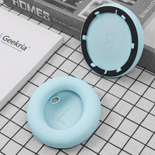 画像をギャラリービューアに読み込む, Geekria イヤーパッド QuickFit 互換性 パッド アンカー Anker Soundcore Space One ヘッドホンに対応 パッド イヤー / イヤーカップ プロテインレザー (青)
