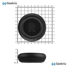 画像をギャラリービューアに読み込む, Geekria イヤーパッド Elite 互換性 パッド グアンドオルフセンBang &amp; Olufsen Beoplay H9, H7 (Not Compatible with H9 3rd Gen, h9i) ヘッドホンに対応 パッド イヤー / イヤーカップ (ラムスキン / ブラック)
