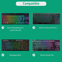 画像をギャラリービューアに読み込む, Geekria 薄型 TKL キーボードケース Razer BlackWidow V4 Low Profile TKL, Redragon K621, ROCCAT Vulcan TKL Proと互換性あり 87鍵 ハードシェル トラベル キャリーバッグ (ダークグレー)
