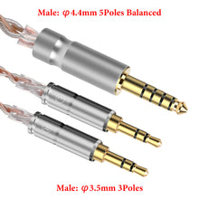 画像をギャラリービューアに読み込む, Geekria Apollo 銅銀混合アップグレードオーディオケーブル、HIFIMAN SUSVARA UNVEILED、SUNDARA HE4XX 400i ヘッドフォン対応、4.4mm からデュアル 3.5mm から交換用ヘッドフォンコード (8.2 フィート/2.5 メートル)
