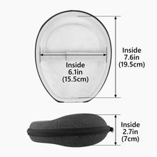 画像をギャラリービューアに読み込む, Geekria Shield ヘッドホンケースオンイヤー交換用ハードシェル、旅行用キャリーバッグ、ケーブル収納付き、ロジクール Logicool Stereo/H820e、ジャブラ Jabra Engage 75ヘッドホン対応（ダークグレー）
