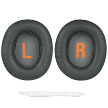 画像をギャラリービューアに読み込む, Geekria イヤーパッド QuickFit 互換性 パッド ジェイビーエル JBL JR460 ヘッドホンに対応 パッド イヤー / イヤーカップ プロテインレザー (チタングレー)
