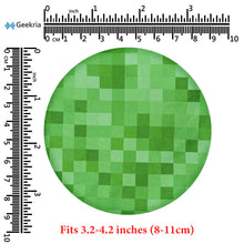 画像をギャラリービューアに読み込む, Geekria カバー 2 ペア 互換性 イヤーパッドカバー (SGS認証済) 劣化防止、防塵 ヘッドホン交換用 ストレッチニット 8-11CM ヘッドホン用 洗濯可 (中くらい / マインクラフトグリーン)

