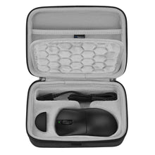 画像をギャラリービューアに読み込む, Geekria マウス キャリングケース レイザー Razer DeathAdder V4 Pro / DeathAdder V3 Pro / DeathAdder V3 Wireless / Viper V4 Proと互換性あり EVA ハードシェル ポータブル トラベルバッグ (ダークグレー)
