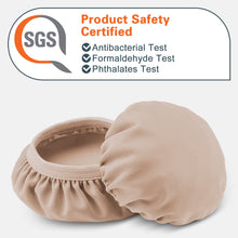 画像をギャラリービューアに読み込む, Geekria カバー 2 ペア 互換性 イヤーパッドカバー 劣化防止、防塵 ヘッドホン交換用 ストレッチニット 8-11CM ヘッドホン用 洗濯可 ( Medium / ライトブラウン)
