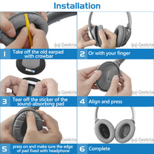 画像をギャラリービューアに読み込む, Geekria イヤーパッド QuickFit 互換性 パッド ボーズ Bose New QuietComfort QC45, QC35, QC35 ii, QC25, QC15, QC2, AE2, AE2i, AE2w, SoundTrue, SoundLink AE 2 ヘッドホンに対応 パッド イヤー / イヤーカップ プロテインレザー (パープル)
