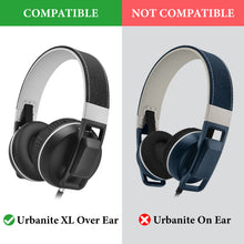 画像をギャラリービューアに読み込む, Geekria イヤーパッド QuickFit 互換性 パッド ゼンハイザー Sennheiser Urbanite XL Over-Ear ヘッドホンに対応 パッド イヤー / イヤーカップ (プロテインレザー / ブラック)
