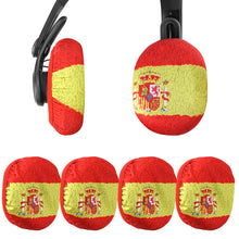 画像をギャラリービューアに読み込む, Geekria カバー 2 ペア 互換性 イヤーパッドカバー (SGS認証済) 劣化防止、防塵 ヘッドホン交換用 ストレッチニット 8-11CM ヘッドホン用 洗濯可 (中くらい / スペイン国旗)
