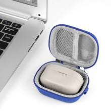 画像をギャラリービューアに読み込む, Geekria シールド イヤフォン ケースソニー Sony LinkBuds Open, LinkBuds Fit, WF-1000XM5, WF-1000XM4 完全ワイヤレス イヤフォンと互換性あり、交換用ハードシェル トラベル キャリング バッグ (青)
