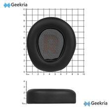 画像をギャラリービューアに読み込む, Geekria イヤーパッド QuickFit 互換性 パッドジェイビーエル JBL Quantum 400 ヘッドホンに対応 パッド イヤー / イヤーカップ プ ロテインレザー (黒)
