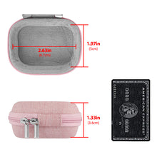 画像をギャラリービューアに読み込む, Geekria シールドケース カラビナ付きジャブラ Jabra Elite 10 Gen 2、Elite 75t、Elite 65t、Elite10 トゥルーワイヤレスイヤホンに対応 交換用保護ハードシェルトラベルキャリングバッグ ケーブル収納付き (粉)
