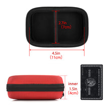 画像をギャラリービューアに読み込む, Geekria シールド イヤフォン ケースソニー Sony WF-1000XM3 WF-1000XL ボーズ Bose SoundSport Free 完全ワイヤレス イヤフォンと互換性あり、交換用ハードシェル トラベル キャリング バッグ (レッド)
