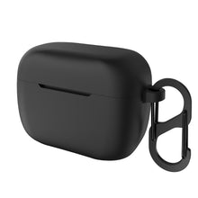 画像をギャラリービューアに読み込む, Geekria シリコン カバー 互換性 カバー Sennheiser CX 400BT 対応 True Wireless Earbuds 充電ケース充電ケースカバー 外装カバー キーホルダーフック付き 充電ポートアクセス可能 (Black)
