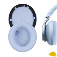 画像をギャラリービューアに読み込む, Geekria イヤーパッド QuickFit 互換性 パッド アンカー Anker Soundcore Space One ヘッドホンに対応 パッド イヤー / イヤーカップ プロテインレザー (青)
