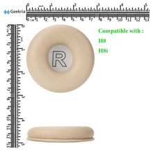 画像をギャラリービューアに読み込む, Geekria イヤーパッド QuickFit 互換性 パッド レイザー グアンドオルフセン Bang &amp; Olufsen Beoplay H8, H8i ヘッドホンに対応 パッド イヤー / イヤーカップ プロテインレザー (カーキ/ プラスチッククリップなし)
