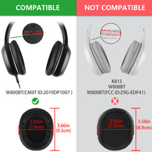 画像をギャラリービューアに読み込む, Geekria イヤーパッド QuickFit プロテインレザー 互換性 パッド エディファイアー Edifier W800BT (CMIIT ID:2019DP1007 ) ヘッドホンに対応 パッド イヤー / イヤーカップ (グレー)
