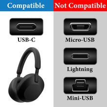 画像をギャラリービューアに読み込む, Geekria 充電ケーブル 互換性 Type-C 充電コード USB-C to USB-C オーディオテクニカ Audio-Technica ATH-WS330BT ボーズ Bose QuietComfort 45, ビーアンドダブリュ B&amp;W Px7 Px8 に対応 (白/30cm)
