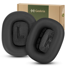 画像をギャラリービューアに読み込む, Geekria イヤーパッド Elite互換性 パッド アップル Apple AirPods MAX (A2096)/ MAX2 (A3184) ヘッドホンに対応 パッド イヤー / イヤーカップ ラムスキン (黒)
