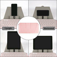 画像をギャラリービューアに読み込む, Geekria キーボードカバー 互換品 ロジクール Logicool K380 ワイヤレス Magic キーボード OMOTON 薄型 Bluetooth キーボードパッド タブレットスタンド付きコンパクトスリーブケース(ピンク)
