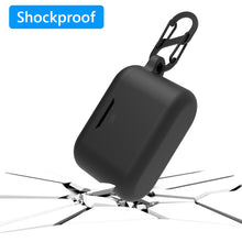 画像をギャラリービューアに読み込む, Geekria シリコン カバー 互換性 カバー beyerdynamic Free BYRD 対応 True Wireless Earbuds 充電ケース充電ケースカバー 外装カバー キーホルダーフック付き 充電ポートアクセス可能 (Black)
