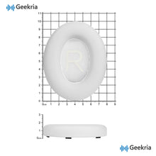 画像をギャラリービューアに読み込む, Geekria イヤーパッド QuickFit 互換性 パッド ボーズ Bose 700 Noise Cancelling, NC700ヘッドホンに対応 パッド イヤー / イヤーカップ プロテインレザー (白)

