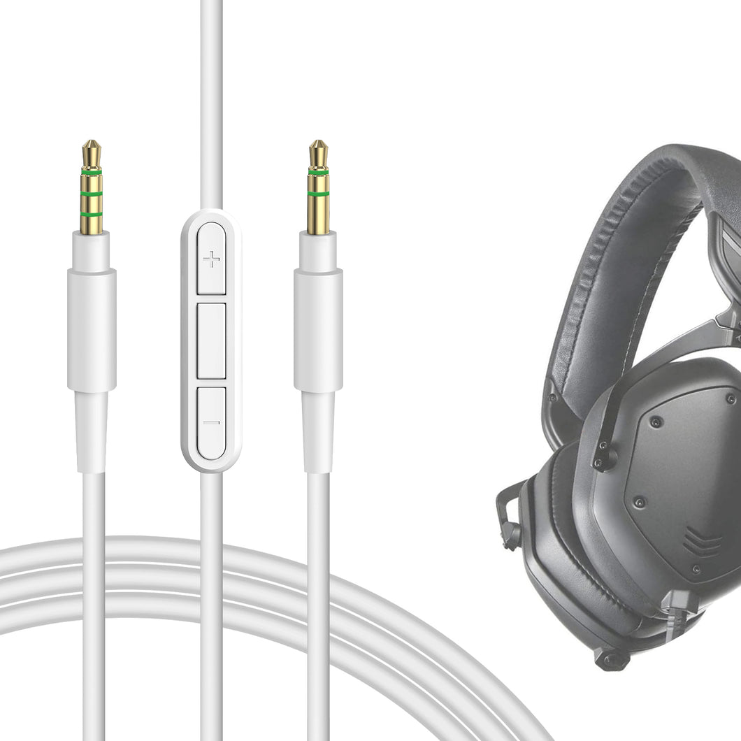 Geekria ケーブル 互換性 オーディオコード ブイモーダ V-MODA XS V-80 M-80, Treblab TREBLAB-Z2 TREBLAB-BT5 ヘッドホンケーブル、3.5mm に適合する 1.2m