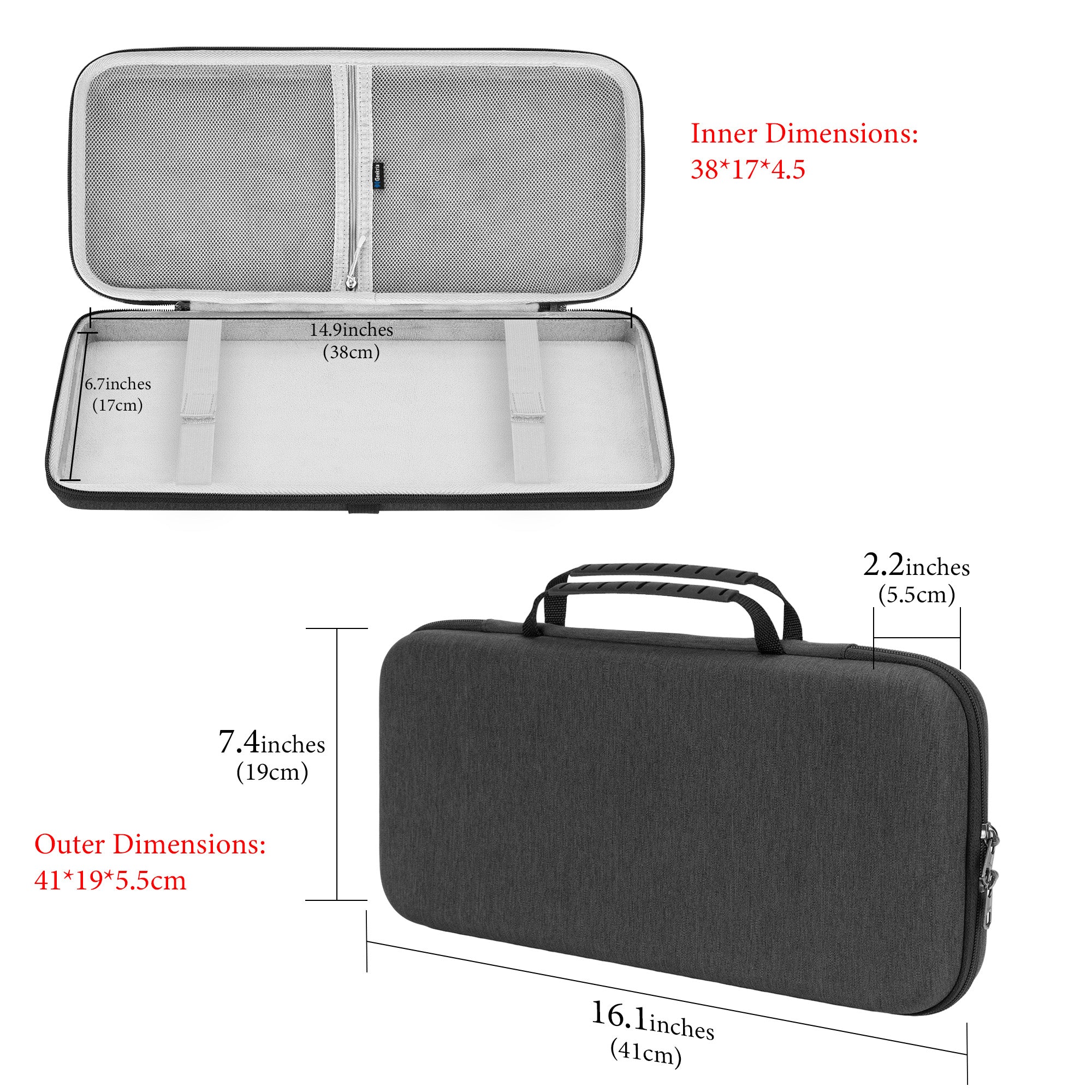 Geekria キーボードケース 87キー互換品 ロジクール Logicool G PRO