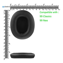 画像をギャラリービューアに読み込む, Geekria イヤーパッド QuickFit 互換性 パッド Meze 99 Classics, Meze 99 Neo ヘッドホンに対応 パッド イヤー / イヤーカップ ( プロテインレザー / ブラック )
