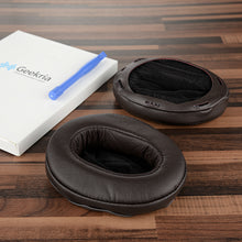 画像をギャラリービューアに読み込む, Geekria イヤーパッド QuickFit 互換性 パッド ソニー SONY MDR-1A, MDR-1ADAC ヘッドホンに対応 パッド イヤー / イヤーカップ ( ベロア / 褐色 )
