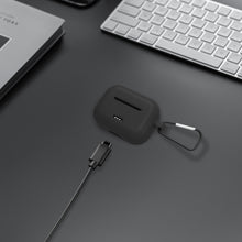 画像をギャラリービューアに読み込む, Geekria シリコン カバー 互換性 カバー TOZO NC2 対応 True Wireless Earbuds 充電ケース充電ケースカバー 外装カバー キーホルダーフック付き、充電ポートアクセス可能 (Black)
